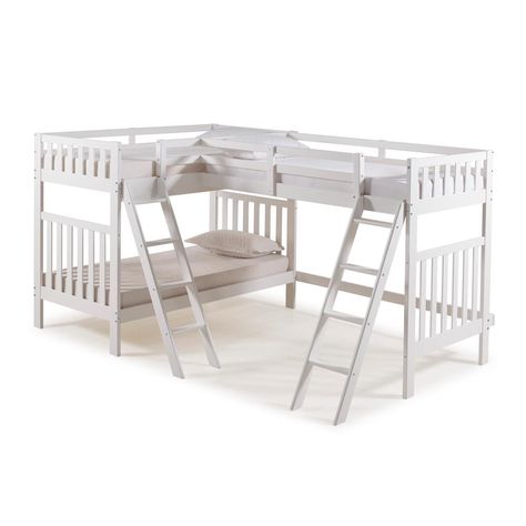 Reka Bentuk Bilik Tidur, Triple Bunk Bed, Twin Over Twin Bunk Bed, Twin Over Full Bunk Bed, Triple Bunk, Hiasan Bilik Tidur, Wood Bunk Beds, Twin Bunk Bed, Bunk Bed Designs