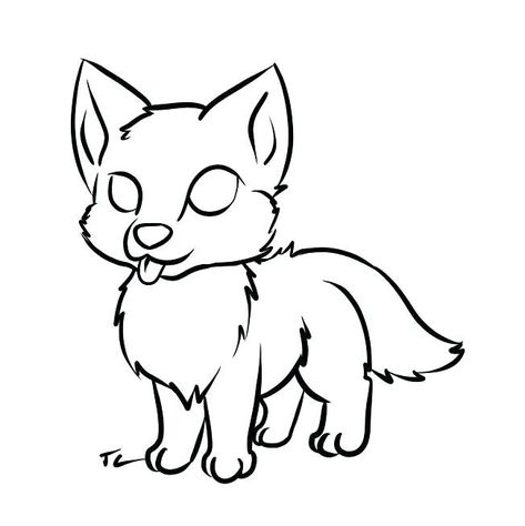 Cartoon Wolf Drawing, Wolf Drawing Easy, Anime Wolf Drawing, Cute Wolf Drawings, Cartoon Wolf, Wolf Colors, Puppy Coloring Pages, Puppy Drawing, Wolf Photography