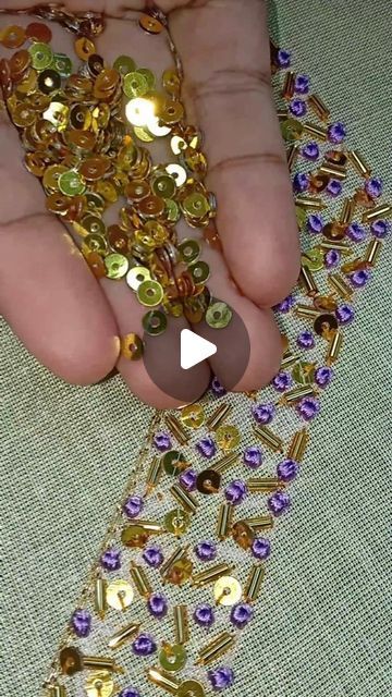 shadiya handworks on Instagram: "Hand embroidery neck tutorial for blouse #handembroideryforbeginners  #blousebackdesign  #backneckembroidery #onamsareeblouse #onamspecial  #onamcollection  #handembroiderytips  #frechknot #beadwork" Hand Work Embroidery Blouse Neck Design, Neck Hand Embroidery Design, Indian Embroidery Designs By Hand, Beadwork Embroidery Tutorial, Hand Bead Embroidery Designs, Onam Saree Blouse, Neck Tutorial, Indian Embroidery Designs, Beadwork Embroidery