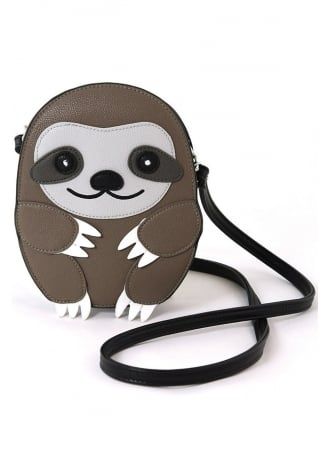 Baby Sloth Shoulder Bag, £22.99 Sloth Bag, Sloth Life, Baby Sloth, Cute Sloth, Grey Baby, Small Handbags, Spirit Animal, Sloth, Small Bags