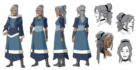 Kya final design by Bryan Konietzko The Legend Of Korra Kya, Kya Legend Of Korra, Korra Lok, Avatar Costume, Lauren Montgomery, Avatar Outfits, Animation Classes, Character Turnaround, Avatar Korra