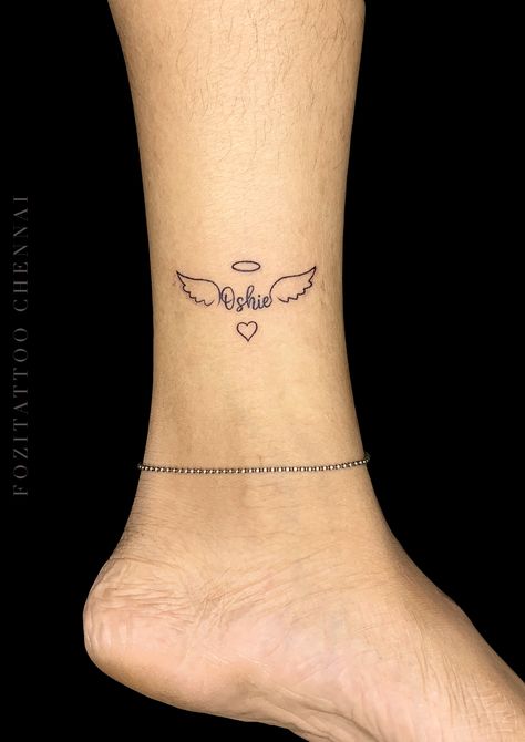 Tattoo Ideas For Late Mom, Cute Pet Memorial Tattoo, Tattoo In Honor Of Dog, Tattoo Idea For Lost Dog, Past Dog Tattoo, Passed Animal Tattoos, Dog Collar Tattoo Memorial, Late Dog Tattoos, Dog Memory Tattoo Ideas