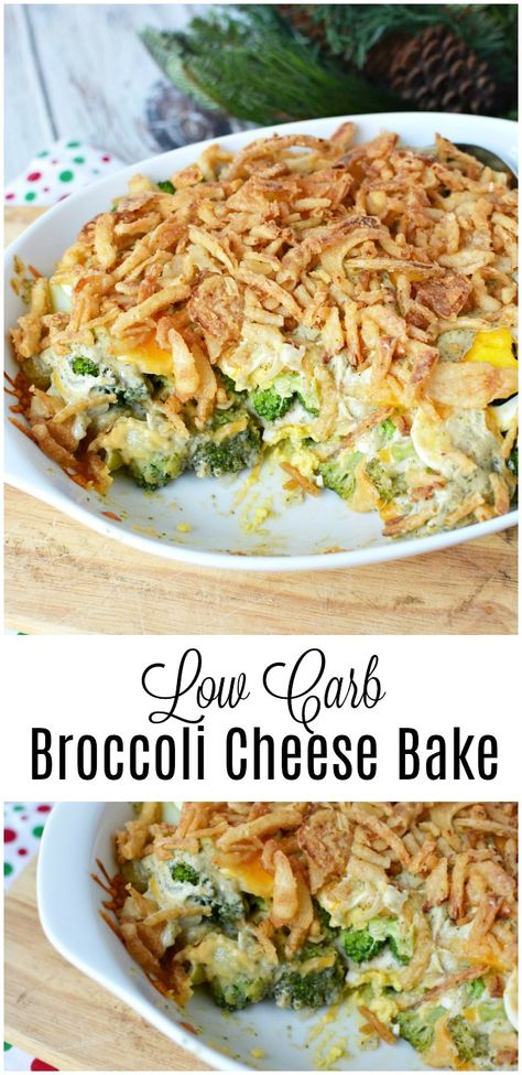 Low Carb Broccoli Cheese Bake Recipe Cheese Baked Rice, Low Carb Thanksgiving Recipes, Low Carb Broccoli, Broccoli Cheese Bake, Low Carb Side, Cheese Bake, Baked Rice, Cheese Baked, Low Carb Sides