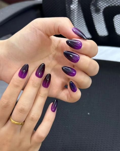 Dive into the allure of Purple nails💜 #nails #nailgram #nailswatches #nailtrends #nailpolish #nailgram #nailpolishlover #nailpolishaddict #purplenailpolish #purplenails #fallnails #fallnailpolish Vampire Nails Gothic, Nails Gothic, Vampire Nails, Fall Nail Polish, Purple Nail Polish, Purple Nails, Nail Trends, Nails Nails, Nail Polish