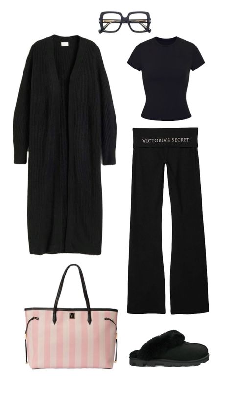 Black Loungewear, Cute Lazy Day Outfits, Lazy Day Outfits, Mode Inspo, Cute Everyday Outfits, Basic Outfits, Casual Style Outfits, Lookbook Outfits, Teen Fashion Outfits