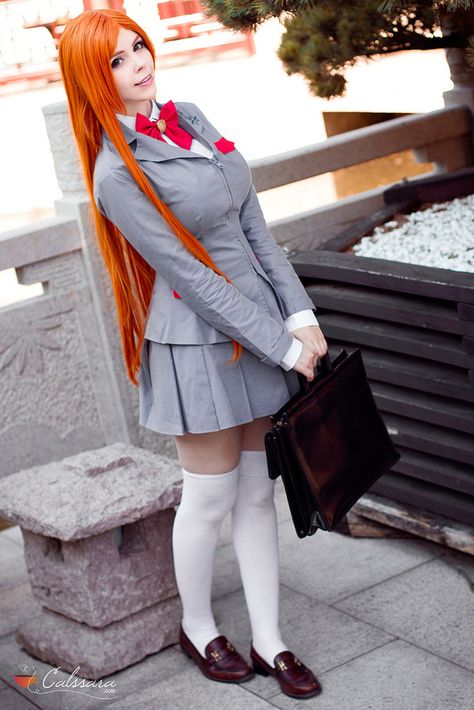 Orihime Cosplay, Inoue Bleach, Bleach Inoue, Bleach Cosplay, Inoue Orihime, Orihime Inoue, Alien Girl, Anime Bleach, Model Drawing