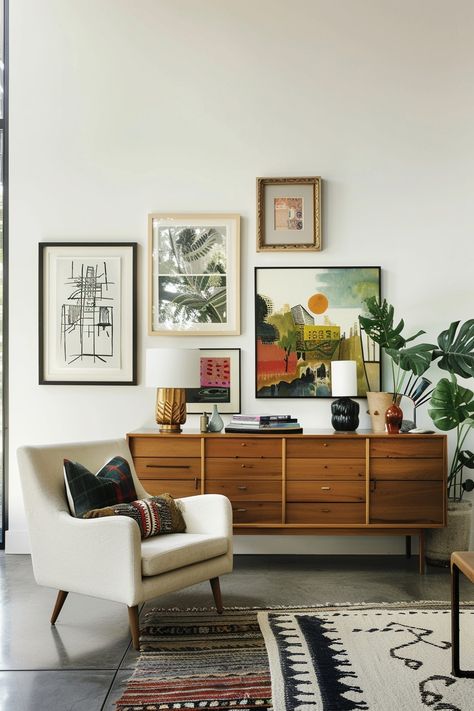 15 Tips to Create a Mid-Century Modern Living Room – Everyday Inspo Mcm Modern Living Room, Mid Century Colonial Decor, Vintage Scandinavian Living Room, Mid Century Modern Bedroom Wall Decor, Mid Mod Boho Living Room, Transitional Mid Century Living Room, Mid Century Modern Eclectic Living Room, Mid Century Modern Living Room Apartment, Mcm Living Room Ideas