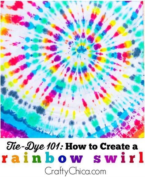 15 Summer Tie-Dye Projects You'll Want to Try! - The Crafty Chica! Crafts, Latinx art, creative motivation Tie Dye Chalk Art, Sekka Shibori, How To Make A Tie, Shibori Dress, Swirl Tie Dye, Tie Dye Shirts Patterns, Ty Dye, Tie Dye Patterns Diy, Diy Tie Dye Shirts