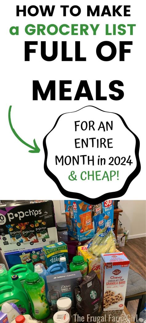 Tired of overspending at the grocery store? Try meal planning with a monthly grocery list and menu! Learn how to save money and time by planning ahead. Get started today and take control of your budget with this simple, effective method. Single Mom Grocery List, $500 A Month Grocery Budget, Month Grocery List, Once A Month Grocery Shopping, Saving Money Grocery Shopping, Monthly Grocery List, Grocery List On A Budget, Budget Grocery List, Busy Budgeter