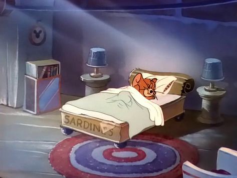 Tom And Jerry Aesthetic Widget, Jerry Sleeping, Tom And Jerry Landscape, Jerry Sleeping Pics, Tom And Jerry Playlist Covers, Sleep Cartoon, Sleep Meme, Tom And Jerry Pictures, Desenho Tom E Jerry