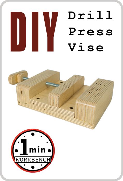 Flip Top Drill Press Stand, Diy Drill Press Vise, Small Drill Press, Wood Vise, Homemade Drill Press, Tail Vise Plans, Drill Press Mobile Base, Drill Press Vise, Woodshop Tools