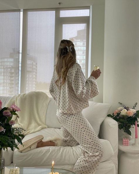 Gallery | pixievibez | VSCO Pajamas Aesthetic, Pyjama Satin, Cute Pjs, Cute Pajamas, Aesthetic Girl, A Woman, Vision Board, Outfit Inspirations, Fashion Inspo