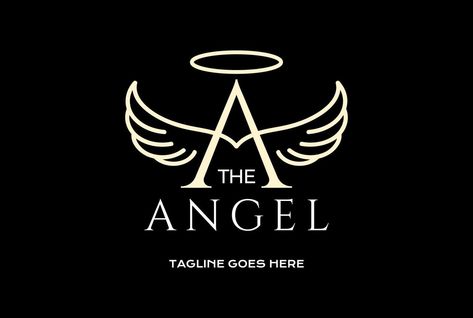 Angel Logo Design, Angel Logo, Anniversary Crafts, Billionaire Life, S Alphabet, Angels Logo, Vivid Dreams, Wings Logo, Bible Facts