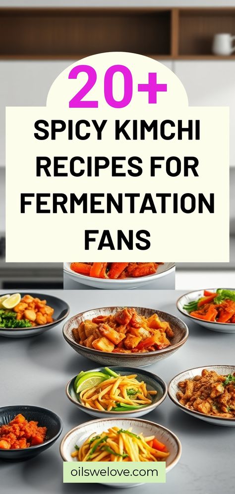 Discover the ultimate collection of 20+ Spicy Kimchi Recipes perfect for fermentation fans! From traditional Korean kimchi to inventive twists, these kimchi recipes will spice up your meals. Dive into the world of fermented foods with tangy, spicy flavors that'll elevate your culinary skills. Spicy Kimchi Recipe, Kimchi Dishes, Kimchi Pizza, Traditional Kimchi Recipe, Japanese Food Dishes, Kimchi Pancakes, Kimchi Recipes, Kimchi Stew, Spicy Kimchi