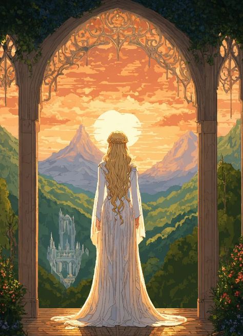 Galadriel Lotr, Middle Earth Art, Tolkien Art, Lotr Art, Pub Decor, Pinturas Disney, Jrr Tolkien, Arte Inspo, Fantasy Aesthetic