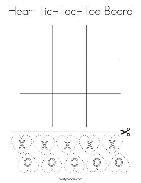 Heart Tic-Tac-Toe Board Coloring Page - Twisty Noodle Valentine Art Ideas, Pre K Valentines, Preschool Corner, Valentines Day Preschool, Valentines Week, Valentines Day Theme, Kindergarten Classroom Ideas, Valentines Activities, Preschool Valentine