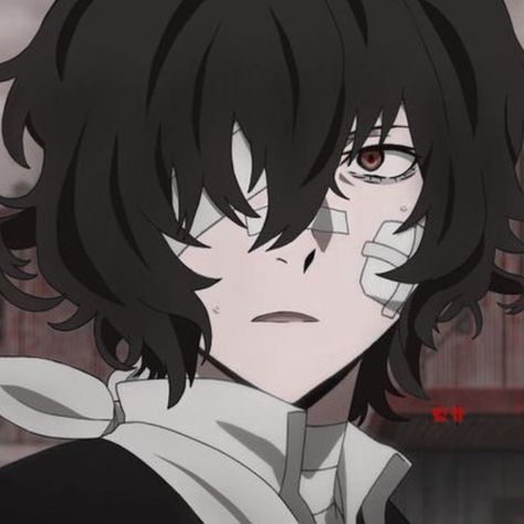 Dazai Osamu Pfp, Dazai Osamu, Anime Character, Hair, Anime, Black