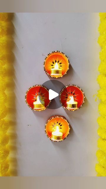 Diya Stand, Diwali Diy, Best Out Of Waste, Trash To Treasure, Diwali Decorations, Crafts Diy, Diwali, Making Ideas, Candle Holders