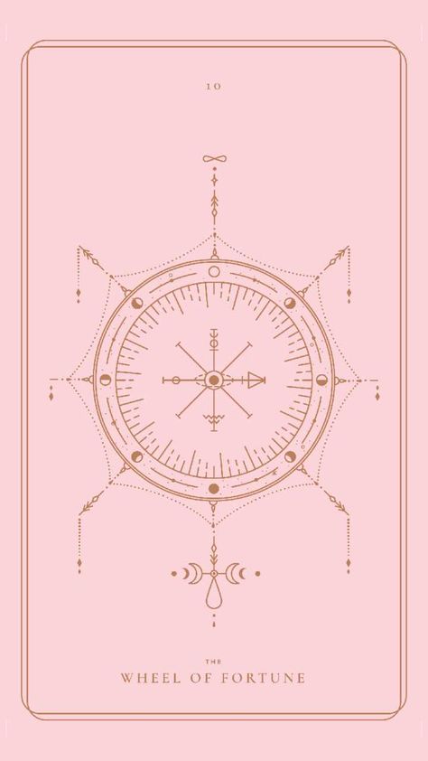 Pink Tarot, Wallpapers Rosa, Kartu Tarot, Wheel Of Fortune Tarot, Soul Cards, Moon Tarot Card, The Moon Tarot Card, Learning Tarot Cards, The Moon Tarot