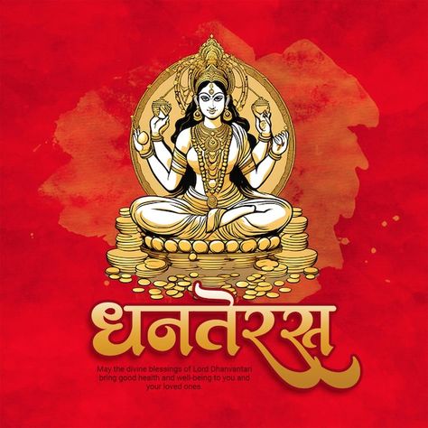 Hindi Calligraphy, Buddha Artwork, Happy Dhanteras, Social Media Post Template, Indian Festival, Psd Template Free, Indian Festivals, Free Psd, Psd Templates