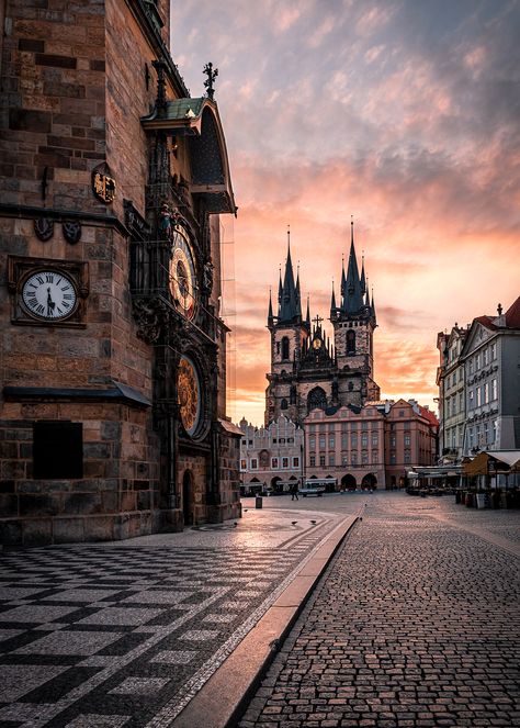 Prague Aesthetic Vintage, Prague Landscape, Prague Czech Republic Aesthetic, Czechia Aesthetic, Prague Czech Republic Photography, Europa Aesthetic, Prague Buildings, Czech Republic Aesthetic, European Landmarks