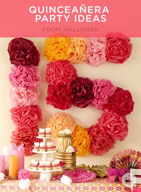 Sweet and simple DIY quinceañera decorations, cake & centerpiece ideas. Diy Quinceanera Ideas, Simple Quinceanera Ideas, Quinceanera Decorations Ideas, Quinceanera Diy, Diy Quinceanera Decorations, Quinceañera Decorations, Picture Wall Ideas, Diy Decoration Ideas, Cake Centerpieces