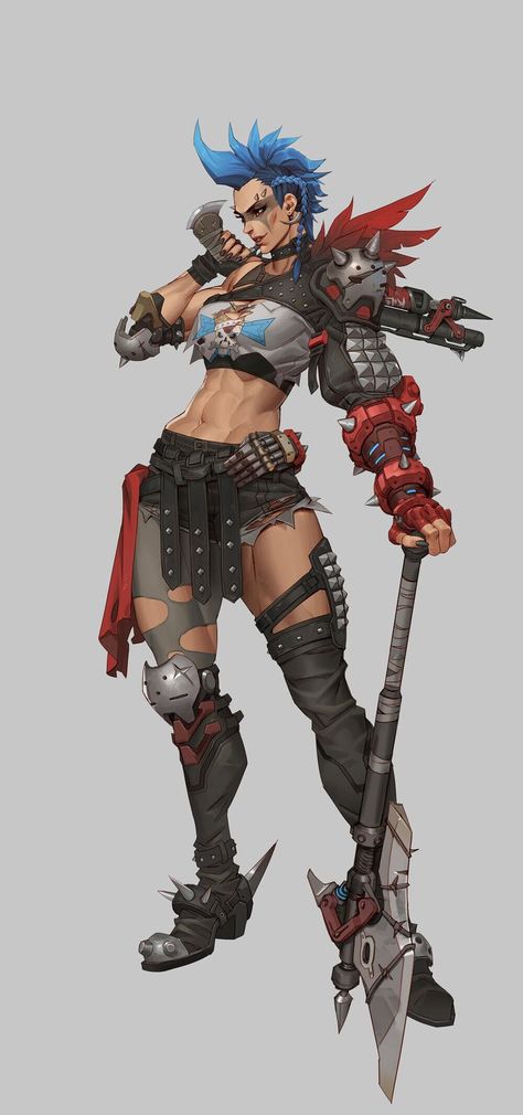 Concept Art Junker Queen, Character Template, Overwatch 2, Character Study, Game Character Design, Cool Poses, Angel Art, Sketchbook Art Inspiration, Dnd Characters