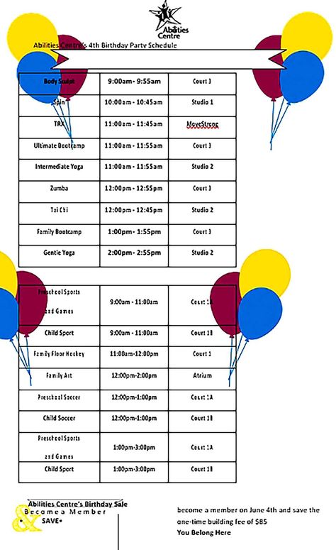 Party Schedule Template Printable - Template Birthday Party Schedule Sample - Party Schedule Template helps you to create and arrange the party schedule in a proper way. There are a lot of samples that can be followed easily. Check more at https://mytemplates-online.com/party-schedule-template Schedule Templates, One Wish, Schedule Template, Business Events, Family Art, 4th Birthday Parties, Business Template, Perfect Party, Party Event