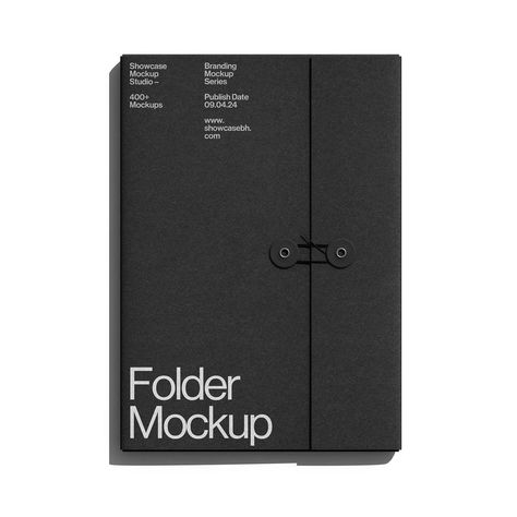 Folder Mockup from Black Branding Series Download Now www.showcasebh.com Creative Folder Design, Branded Folders, Corporate Folder, Folder Mockup, Black Branding, Presentation Folder, Booklet Design, Folder Design, Branding Mockups