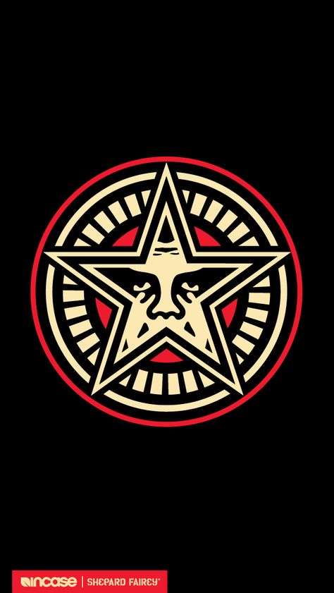 Obey logo Obey Wallpaper, Shepard Fairey Art, Pittsburgh Art, Shepard Fairey Obey, Automotive Logo Design, Girl Iphone Wallpaper, Obey Art, Propaganda Art, Hollow Art