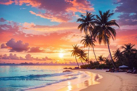 Scenery Wallpaper Laptop, Beach Wallpaper For Laptop, Summer Landscape Wallpaper, Summer Wallpaper Horizontal, Beach Wallpaper Desktop, Sunset Landscape Wallpaper, Beach Wallpaper Laptop, Paisajes Aesthetic Horizontal, Sunset Beach Aesthetic