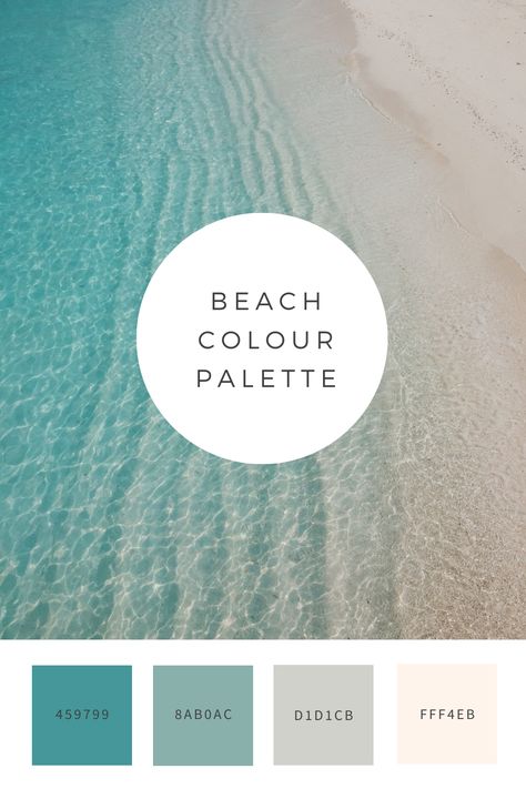 Blue Summer Color Palette, Beach Inspired Color Palette, Aqua Colour Palette, Beach Wedding Palette, Beach Colour Palette, 2024 Color Palette, Beachy Color Palette, Aqua Color Palette, Ocean Color Palette