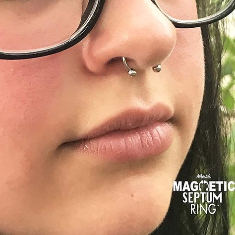 Nose Pericings, Magnetic Septum, Magnetic Nose Ring, Fake Septum Piercing, Nose Jewels, Faux Nose Ring, Piercing Fake, Diy Easter Gifts, Fake Nose Rings