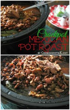 Mexican Pot Roast, Crockpot Mexican, Beans In Crockpot, Pork Loin Recipes, Rotel Tomatoes, Crockpot Roast, Crockpot Pork, Crock Pot Slow Cooker, Crock Pot Cooking