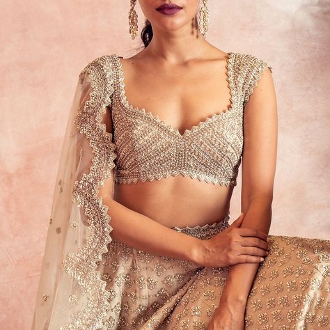 Modern Colour Palette, Net Saree Blouse Designs, Net Saree Blouse, Lengha Blouse Designs, Sleeveless Blouse Designs, Sleeveless Blouse Saree, Netted Blouse Designs, Anushree Reddy, Backless Blouse Designs