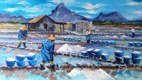 Mauritius Painting, Mauritius, Online Art Gallery, Online Art, Landscape Art, Abstract Painting, Art Gallery, Canvas, Art