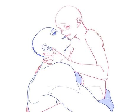 Couple Poses Drawing, Base Anime, Him And I, Poses Drawing, Sketch Poses, Couple Poses Reference, Ship Drawing, Body Reference Drawing, 캐릭터 드로잉