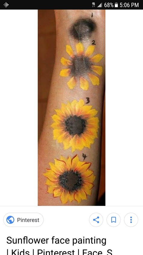 Face Painting Sunflower, Face Paint Sunflower, Harvest Face Painting Ideas, Fall Facepainting Ideas, Autumn Face Paint, Fall Festival Face Painting Ideas, Fall Facepainting, Sunflower Face Paint, Fall Face Painting Ideas