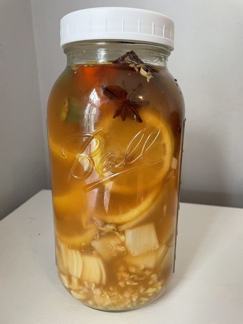 Fire Cider: folk medicine - JAYNE'S FARMSTEAD Witch's Apothecary, Four Thieves Vinegar, Rosemary Gladstar, The Godmother, Folk Medicine, Large Mason Jars, Fire Cider, Raw Apple Cider Vinegar, Local Honey