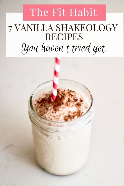 Pumpkin Spice Protein Shake, Vanilla Shakeology Recipes, Protein Powder Recipes Shakes, Pumpkin Pie Protein Shake, Shakeology Shakes, Keto Beverages, Low Carb Protein Shakes, Vanilla Shakeology, Protein Powder Shakes