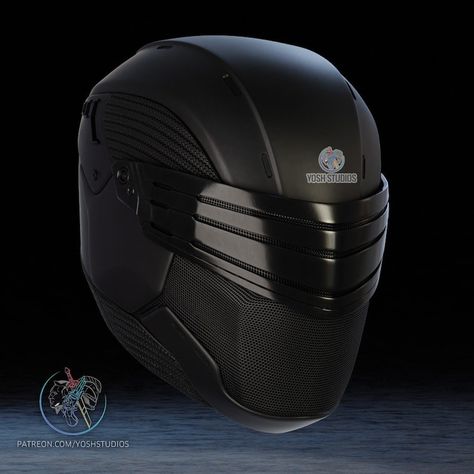 Snake Eyes Gi Joe, Sci-fi Helmet, Symbiote Spiderman, Tactical Armor, Cyberpunk Armor, James Bond Style, Cosplay Helmet, Super Suit, Warrior Outfit