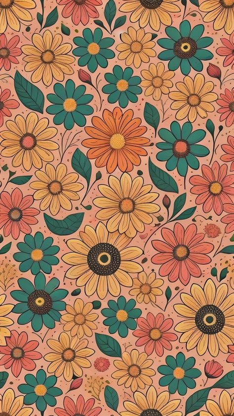 Ipad Wallpaper 70s, Sunflower Apple Watch Wallpaper, 70s Iphone Wallpaper, Hippie Background Iphone, Boho Aesthetic Wallpaper, Retro Flower Wallpaper, Holiday Iphone Wallpaper, Wallpaper Iphone Boho, Wallpaper Love