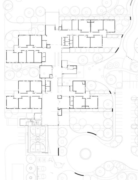 Lakeland Elementary School / DLR Group | ArchDaily Primary School Plan, Elementary School Architecture, School Floor Plan, School Building Design, School Plan, Architecture Building Design, School Building, School Architecture, School Sports