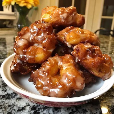 Baked Apple Fritters Recipe - Oven Baked Apple Blossoms, Baked Apple Fritters Cooktop Cove, The Best Apple Fritters, Recipe For Apple Fritters, Crispy Apple Fritters Recipe, Apple Fritter Donut Holes, Caramel Apple Fritters 12 Tomatoes, Bisquick Apple Fritters, Air Fried Apple Fritters