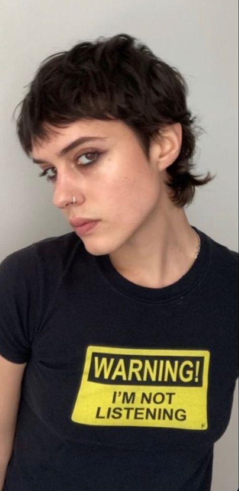 Short Unique Haircuts For Women, Short Hair Quiff Women, Shaggy Short Mullet For Women, Pixie Mullet Wavy Hair, Short Mullet Micro Bangs, Burst Fade Mullet Women, Short Women’s Mullet, Short Women Mullet, Short Pixie Mullet Haircut For Women