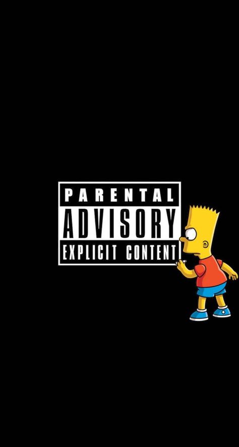 Parental Advisory Wallpaper Iphone, The Simpsons Wallpaper, Parental Advisory Wallpaper, Simpsons Wallpaper, Last Game Manga, Hypebeast Iphone Wallpaper, Simpson Wallpaper Iphone, Money Wallpaper Iphone, Explicit Content