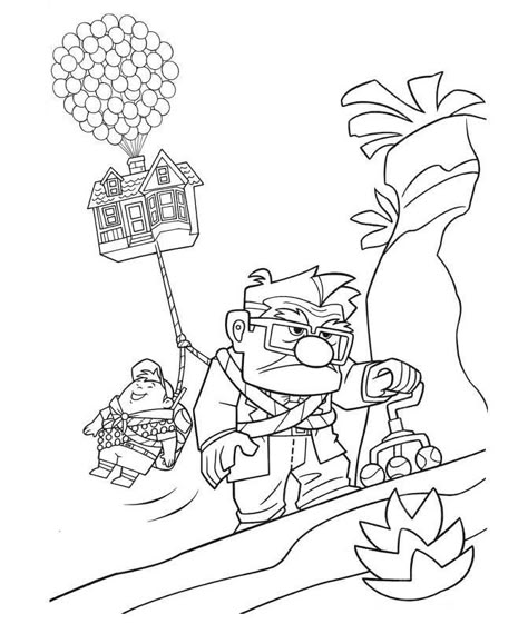 Up Coloring Pages - Best Coloring Pages For Kids Up Coloring Pages, Disney Movie Up, Colouring Pictures, Animation Drawing, Craft Templates, Disney Pixar Up, Disney Up, Disney Colors, Princess Coloring