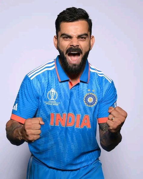 Virat Kohli poses during a headshot season ahead of Cricket world cup 2023 Virat Kohli World Cup 2023, Virat Kohli New Pics, Virat Kohli Pic, Virat Kohli World Cup, Virat Kohli Photo, Wallpaper Virat Kohli, Cricket Photo, 23 Photoshoot, Kohli Virat