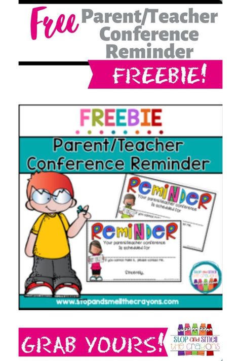 Parent Teacher Conference Reminder, Conference Reminder, School Finds, Parent Teacher Conference, February Classroom, Teacher Forms, Writing Rubric, Parent Teacher Conferences, Parent Teacher