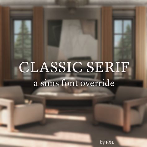 SERIF FONT REPLACEMENT OVERRIDE for TS4 | Patreon Sims 4 Hand Override, Sims Default Replacement, Sims 4 Fonts Replacement, Sims 4 Pan Override, Sims 4 Font Replacement Cc, Macbook Cc Sims 4, Font Replacement Sims 4, Sims 4 Plate Override, Sims 4 Overrides For Gameplay